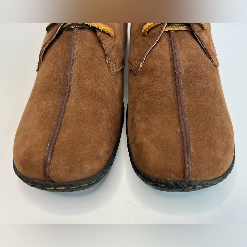 Born Women’s Sahara Leather Driving Oxford Lace Tan Nubuck Size 7.5 - Picture 8 of 15